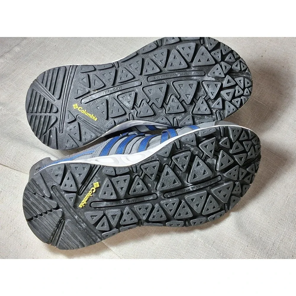 Columbia Kids Drainmaker IV Grey Blue Water Shoes Sneakers YY5441-033 Size 3